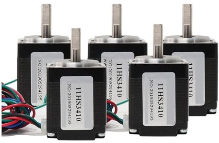 Stepper Motor 5pcs Stepper Motor 34MM 11HS3410 1.0A 0.1n.m Mill Laser Engraving New 4 wires for new CNC router