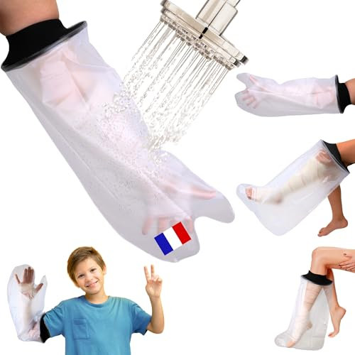 KENI STORE Funda Impermeable para Brazo Niño – Protector Escayola Brazo Niño – Funda para Escayola Brazo Niño – Funda Brazo Escayolado Niño – Funda Escayola Brazo Niños para Ducha y Baño
