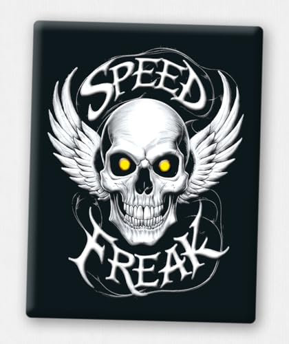 Vespa Emblem - Front-Emblem für Vespa Piaggio Kaskade - 3D-Doming Aufkleber von V.Sticker.com - VP-007 Speed Freak