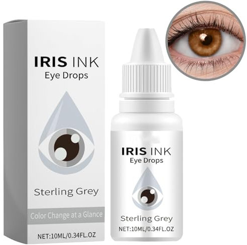 Vihue Color Eye Drops, Spectraeye Color Changing Drops, Eye Color Changing Drops, Color Changing Eye Drops, Eye Color Drops, Enhancement & Changing Eye Color Eye Drops (Gray)