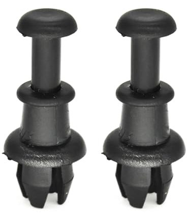 NEGRO 2X Gepäckraumabdeckungs-Clips passend for SEAT, Altea Arona Ibiza 6L 6J 6F Leon 1M 1P Mii Toledo 5P KG Saitenhalter Schwenkaufhänger 1M6867574A Feste Clips für den Riemen der hinteren Hutablage