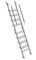 Aluminium-Bodentreppe Dachbodentreppe mit Handlauf, Leichtbau-Ausziehleiter mit rutschfesten Füßen, Raumsparende Klappleiter Leiter, für Zuhause, Büro, Heimwerker(257 * 50cm/101 * 20)