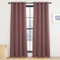 KGORGE Tenda Oscurante da Interno Tende Termiche Isolanti Moderne per Soggiorno Curtains per Salotto Eleganti ad Occhiello, 2 Pezzi L 140 x A 220 CM, Rosa Selvatica