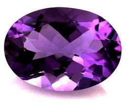 INDIA MADE Manu Gems B09NZT5K69 Ratti Amethyst/Katela/Jamuniya Geburtsstein für Februar, natürlich, super Qualität, Labor-zertifizierter Edelstein für Damen und Herren, 15 cm, Silber, Erstellter