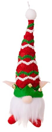 Ramitas navideñas brillantes Ornamento decorativo Decoración de muñeca sin rostro de felpa para decoración de árbol de Navidad 2024 regalo de Año Nuevo