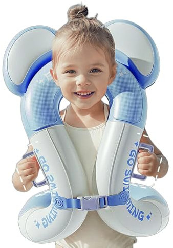 Flotadores De Brazos Infantiles para Piscina | Manguitos Inflables para Niños - Soporte Inflable Natación 3-15 Años Playa Piscina