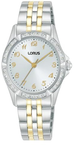 Lorus Damen Uhr klassisch Edelstahl Silber-Gold