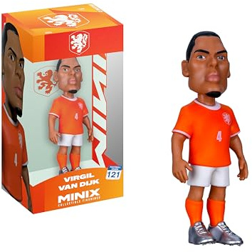 MINIX - Football Stars - Weltmeisterschaft #121 - Niederlande - Van Dijk - Sammelfigur 12 cm