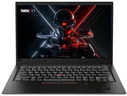 Lenovo Ordinateur portable ThinkPad X1 Carbon Gen 6, ordinateur portable FHD 14, Intel Core i5-8250U, 8 Go de RAM, 256 Go SSD, clavier QWERTY américain, Windows 11 Pro (renouvelé)