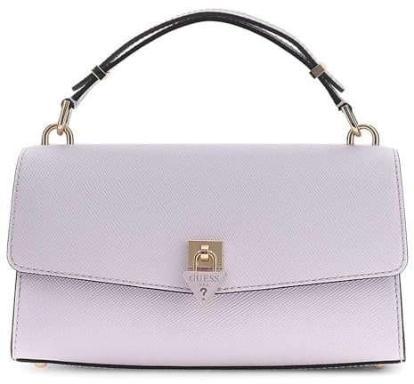 GUESS borsa a tracolla borsetta Patsie Top Handle Flap Bag Lilac lilla