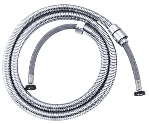 Chanfreinage Acier au carbone plat Cylindrique, Tuyau de douche tressé en silicone et acier inoxydable 1,5 m for remplacement
