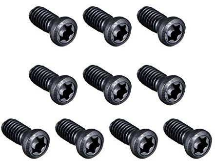 sourcing map 10 Stk. Torx Schrauben Ersatz Hartmetalleinsatz CNC Drehmaschine M4x10mm