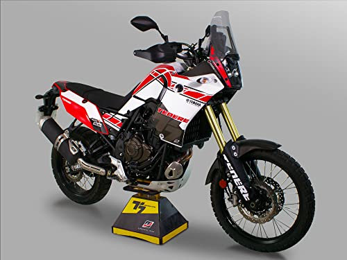Uniracing Dekoration Schutz Aufkleber Kit für Yamaha Tenere 700 2019-23 60th Anniversary. Racing Weiss