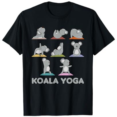 Koala Yoga Niedliche Koalas Do Sport Koala Yoga T-Shirt