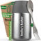 Blockhütte Thermobehälter I 1L I Personalisierte Geschenke für Männer, Frauen, Müsli Lunchbox, Joghurtbecher to go für Porridge, Geburtstagsgeschenk, Thermobecher 1000ml, Warmhaltebehälter
