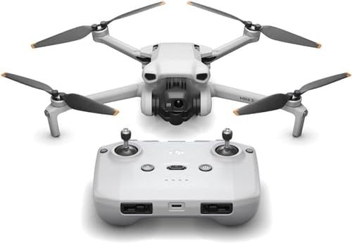 DJI Mini 3 – Leichte und faltbare Mini-Kameradrohne mit 4K HDR-Video, 38 min Flugzeit, echten vertikalen Aufnahmen und intelligenten Funktionen