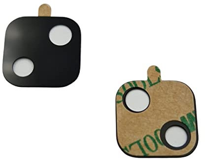 jbTec Kameraglas Ersatz mit Kleber kompatibel mit Google Pixel 4a - Kamera Glas Camera Linse Glass Lens, Farbe:Schwarz