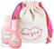 MOJEE BEAUTY Glow Skincare Set Includes Glow Recipe Watermelon Glow Niacinamide Dew Drops 15ml, Glow Recipe Watermelon Glow Pink Juice Moisturizer 25ml and Mojee Beauty Canvas Bag
