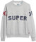 Superdry Damen Ski-Sweatshirt Grau Meliert 34