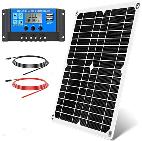 Panneau Solaire, Contrôleur de Chargeur Solaire Stable DC 12 V 24 V 300 W IP67 étanche pour Téléphones Portables