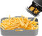 Tappetino in silicone per friggitrice ad aria, 32 x 20 x 9 cm, tappetino quadrato in silicone per friggitrice ad aria, antiaderente, accessorio per friggitrice ad aria, teglia da forno per cottura e