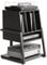 FITUEYES Design Mobile Giradischi 4-level, Mobile HIFI Contiene 120 Record, Carico Massimo 50 kg, Adatto per Soggiorno, Sala Musica, Nero