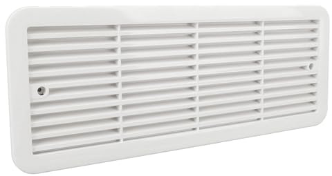 TIEOAXFT Rv Fridge Fan Rv Refrigerator Fan 12V Three Fans Quiet RV Side Vent Fan with Protecting Net for RV Motorhome Yacht Boat