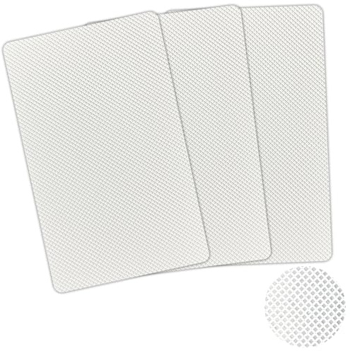 KEJOL 3 fogli antiscivolo, cuscinetti in silicone adesivo, bumper silicone tagliabile per pavimenti, riduzione del rumore e protezione antigraffio (traslucido)