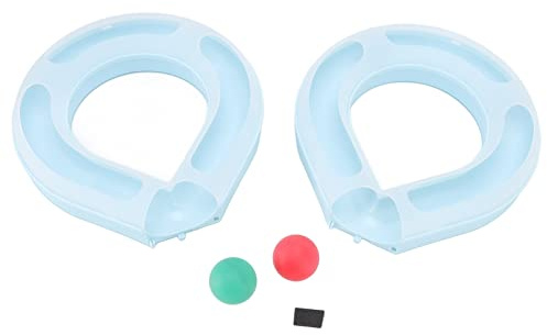 QANYEGN Cat Track -Ballspielzeug, 8 geformte Katzen -Turntable -Trackballspielzeug, interessanter Plattenspielspielzeug für Turntable Kätzchen für Pet Cat Interactive Entertainment