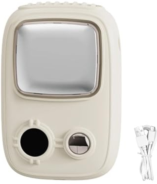 ulapithi Ventilateur De Cou Personnel - Climatiseur d'air sans pales silencieux - Ventilateur Portatif Rafraîchissant Refroidisseur D'Air,Pour voyages camping sport randonnée plage trajets adultes