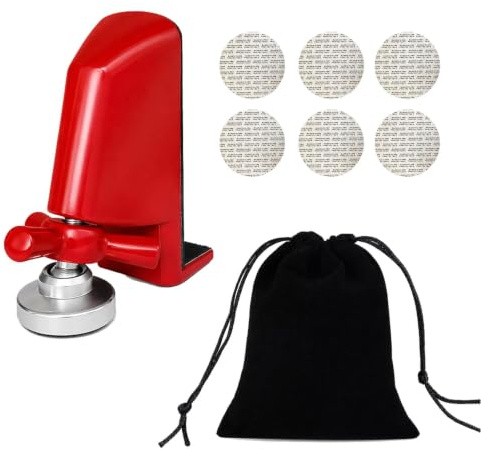 Travel Security Door Lock – Portable Jammer for Hotel Room Safety, Red | Hotel Door Lock, Traveler Safety Door Stopper, for Hotel Room Apartment Dorm Office Travel Security
