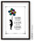 LEBE LIEBE LACHE | ABOUKI Kunstdruck | Poster Motivation Poster Trost Poster Aufmunterung Geschenke Wandbild Plakat Spruch Positiv Bild Schilder Wanddekoration | Deutsch oder Englisch