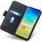 Aunote Samsung S10E Hülle, Samsung Galaxy S10E Handyhülle, Samsung S10E Schutzhülle, Samsung S10E Tasche, Samsung S10E Klapphülle, Etui Flip Smartphone Handy Cover Case klappbar. Schwarz