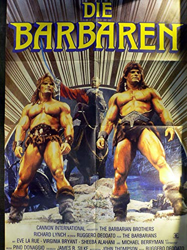 Die Barbaren - Peter Paul - David Paul - Filmposter A1 84x60cm gefaltet