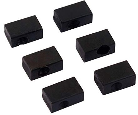6 Stk Griffbrettradiusschleifer Tremolo-block Tremolo-brückenblock Brückensattelblock Griffbrettradius-schleifklotz Gitarre Satteleinsatzblock Radiusschleifklotz Einstellen Kasten
