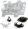 Kosiy DC47-00019A Dryer Heating Element for Samsung, DC47-00018A & DC96-00887A & DC47-00016A & DC32-00007 Thermal Fuse, Thermostat Dryer Parts, Replace for PS2038533, AP4201899 and 35001247 by TOMOON