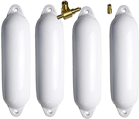 MOTIVEX Fenderset 4 Bootsfender (Weiss, 62)