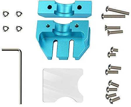 3D Printer All Metal Mount Compatible with V6 hotend Volcano Dragonfly BMO for Creality Ender 3 / V2 /Pro, CR10 / S4 /S5 and Ender 5 Series Upgrade