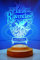 Sentidos 3D Led-Nachtlicht Geschenke Lampe Jungen Kind Kinder Geburtstagsgeschenke Schreibtischlampe Schlafzimmer Taufgeschenk (Ravenclaw)