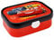 Mepal - Fiambrera Campus - Bento Box para Niños - Lonchera con Compartimento y Tenedor - Fiambrera con Cierre de Clip - Sin BPA y apta para Lavavajillas - 750 ml - Cars