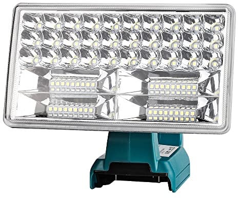 YEX-BUR für Makita 14,4 V 18 V Li-ion Akkus BL1860 Taschenlampe Led 3200 Lumen, 30w Taschenlampen Mit USB-Anschluss, 3 Lichtmodi für Camping Wandern Notfälle