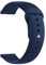 ONE ECHELON Quick Release Watch Band Silicone Replacement Smart Watch Strap Compatible With Fossil Gen 5 Julianna Hr with Button Lock (Blue)