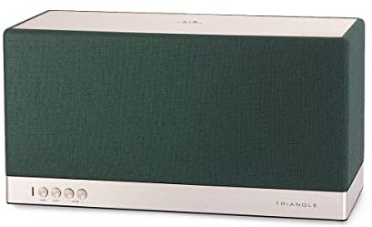 Triangle - Enceinte connectée AIO 3 - Enceinte Tout en Un Compatible Bluetooth, Wi-FI & Multiroom sans-Fil - Audio HD - Entrée Optique - 2X 45W - 360 x 195 x 150 mm - Vert Forêt