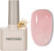 MAYCHAO Jelly Gel Nail Polish -15ML Nude Pink Jelly Gel Polish Soak Off UV LED Transparent Pink Nail Polish for DIY Manicure Home Salon Nail Art