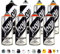Betterrun LOOP Sprühdosen Flammen Set - 8 x 400ml + 10x Sprühaufsätze/Graffiti Spray Cans von Loopcolors