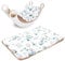 Krabbeldecke für Baby Kissen für Kletterbogen 70x110 cm - Bodenkissen Kinder Matte für Montessori Spielbogen Wippe Kletter Bogen Polster Spieldecke für Kinderzimmer Oeko-Tex Safari mit Braun