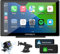 APHQUA Newest Wireless A-pple Carplay & Android Auto, très Grand Écran de 9 pouces Pantalla táctil Digital Media Autoradio Receptor Inalámbrico Portable Autoradio con Mirror Link, Google, Bluetooth