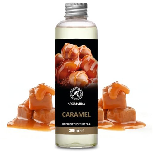 Recambio de Difusor Caramelo 200ml - Relleno para Difusores Aromáticos - Ambientador - Fragancia para Habitación - Aromaterapia