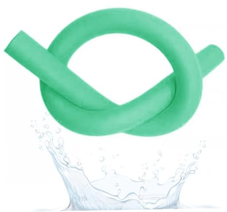 AEIOFU Poolnudel 1,5 m Langer Fester Schaumpool Schwimmnudeln Starke Flexible Schwimmergeräte Wasser Aid Schaumflogennudeln grüne Schwimmnudeln