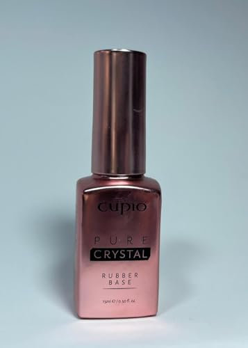 Cupio Rubber Base Pure Crystal - Luxe Blush 15ml